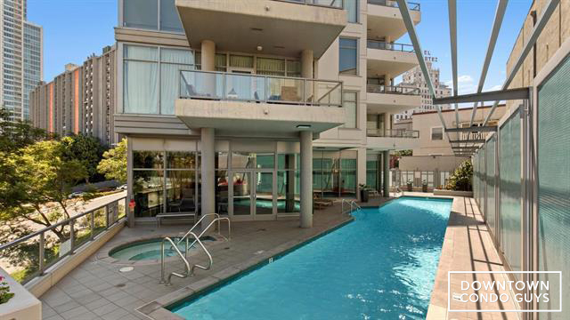 pool and jacuzzi