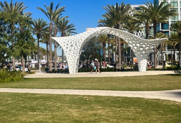 Park at the foot of Broadway